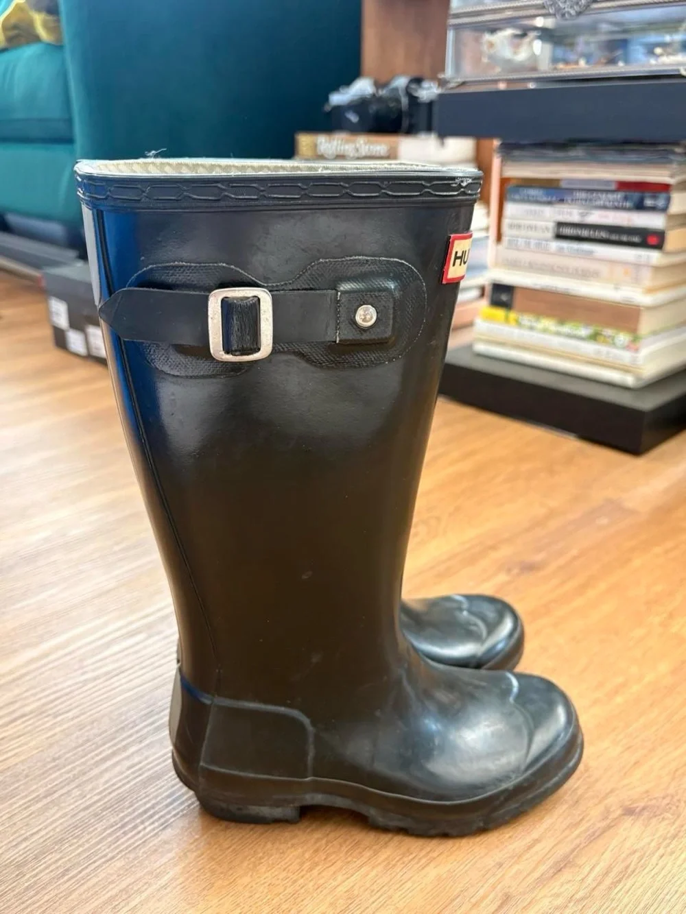 Black Hunter rain boots size US 3G
